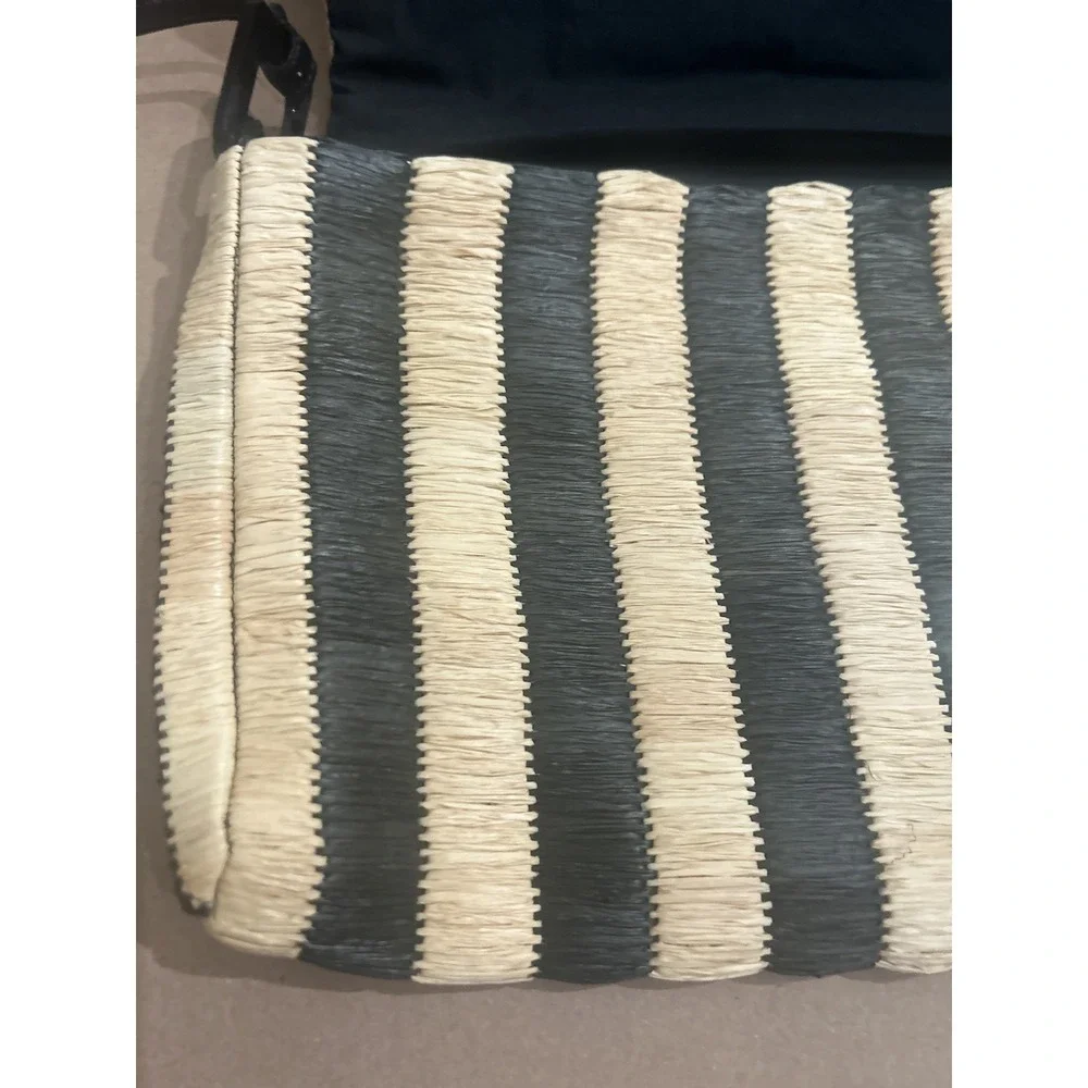 Annabel Ingall Weaved Stripped Clutch Purse